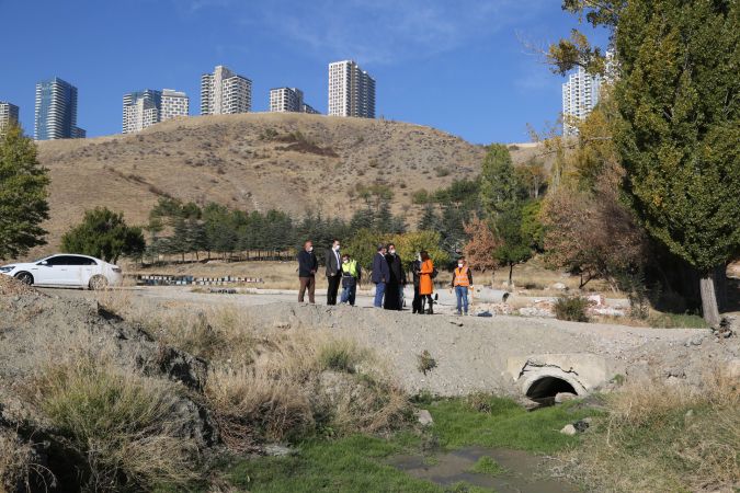 Ankara Su ve Kanalizasyon İdaresi açıktan akan atık suları kapalı sisteme alıyor 1