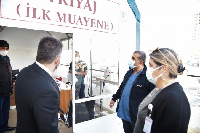 Ankara Pursaklar'da Koronavirüs Hastaneye Girmeden Teşhis Edilecek 1
