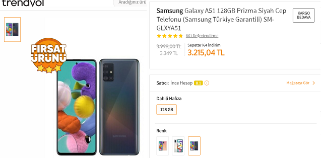 En Ucuz Samsung Galaxy A51 128GB Prizma Cep Telefonu Nereden Alınır? Samsung Galaxy A51 128GB Prizma Fiyatı ve Özellikleri… 4