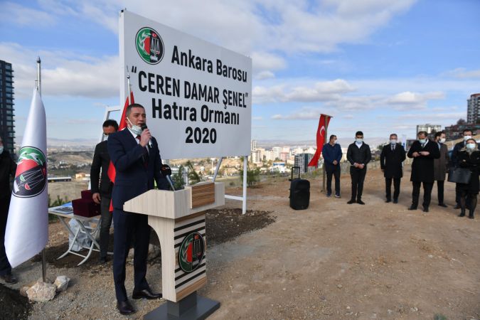 25 Kasım’da Anlamlı Açılış: Ceren Damar Şenel’in Adı Ankara’da Hatıra Ormanı ile Yaşayacak 9