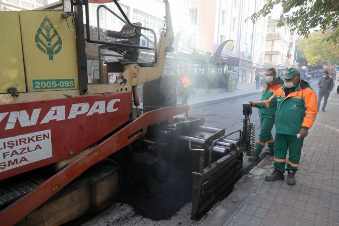Ankara Çankaya Belediyesi, Kızılay bölgesindeki asfalt çalışmalarına devam ediyor 2