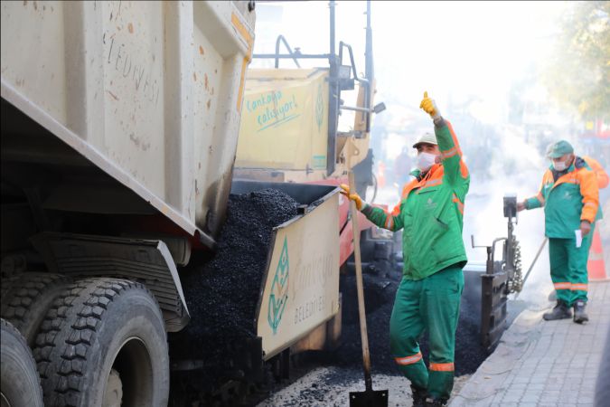 Ankara Çankaya Belediyesi, Kızılay bölgesindeki asfalt çalışmalarına devam ediyor 3