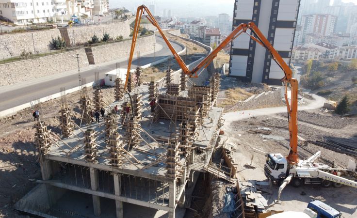 Ankara Keçiören’in Yeni Mahalle Konağı Şehit Kubilay’da Yükseliyor 6