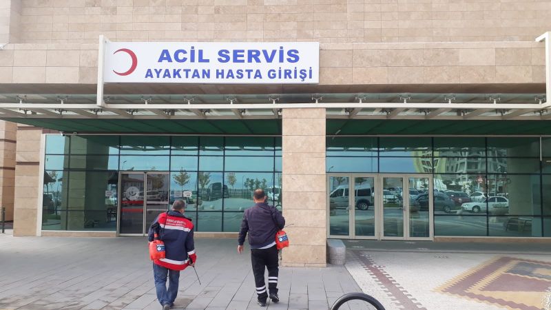 Ankara Pursaklar'da Koronavirüs Tehdidine Karşı Yoğun Dezenfekte 1