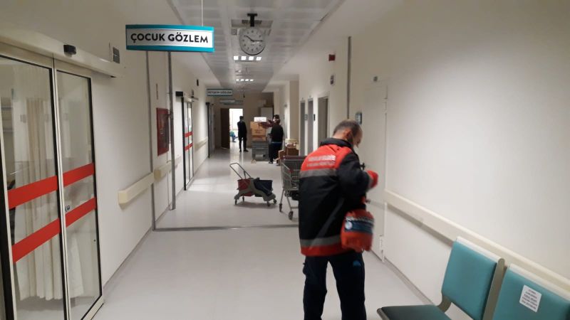 Ankara Pursaklar'da Koronavirüs Tehdidine Karşı Yoğun Dezenfekte 2