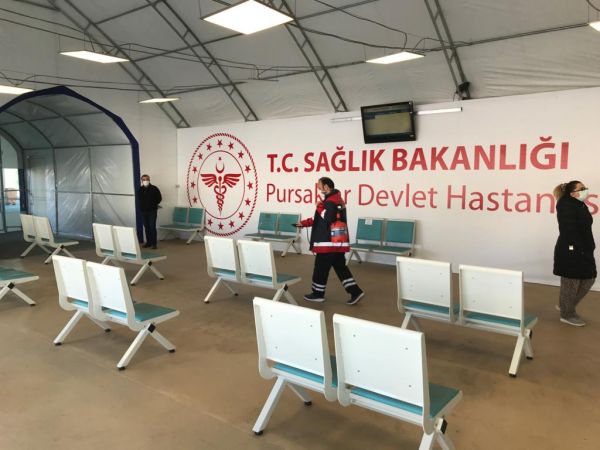 Ankara Pursaklar'da Koronavirüs Tehdidine Karşı Yoğun Dezenfekte 3