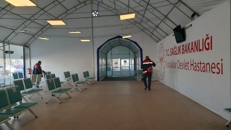 Ankara Pursaklar'da Koronavirüs Tehdidine Karşı Yoğun Dezenfekte 4