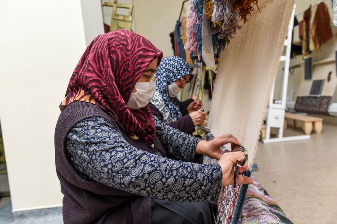 Ankara Altındağlı kadınlar siparişlere yetişemiyor 7