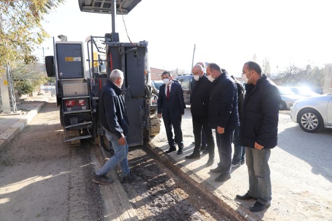 Ankara Bala'da yol düzenleme çalışmaları başladı 4