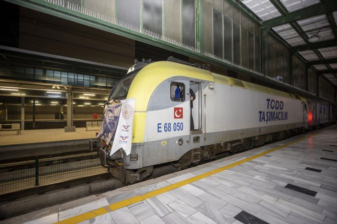 Türkiye-Çin ilk ihracat treni Ankara'dan geçti 16