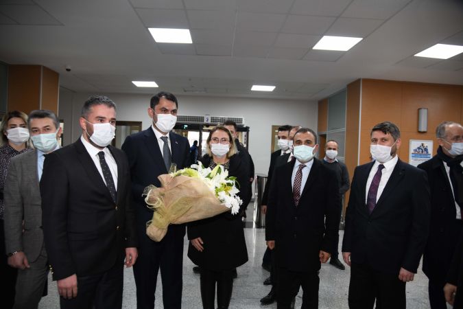 Bakan Kurum Ankara Pursaklar Belediye Başkanı Ertuğrul Çetin'i Ziyaret Etti 2