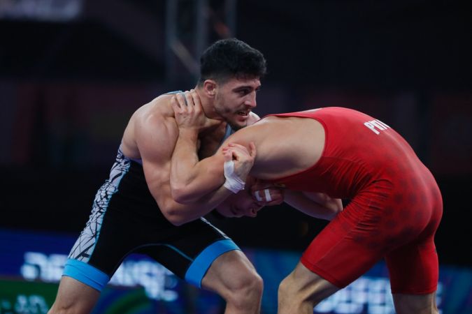 Milli güreşçi Cengiz Arslan, Dünya Kupası'nda bronz madalya kazandı 4