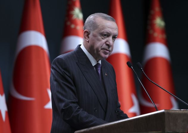 Türkiye Cumhurbaşkanı Recep Tayyip Erdoğan konuşuyor 1