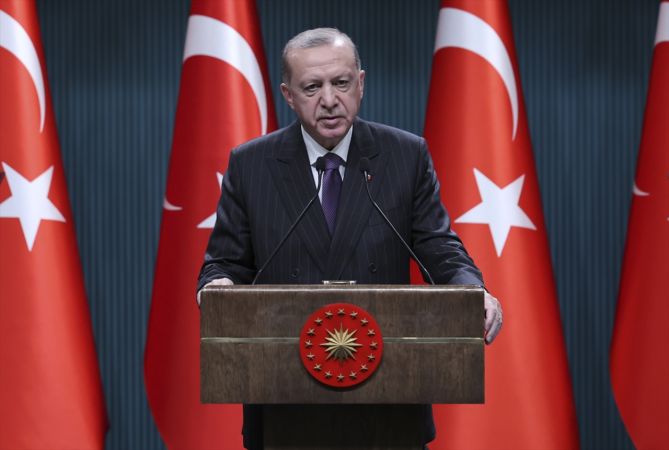Türkiye Cumhurbaşkanı Recep Tayyip Erdoğan konuşuyor 4