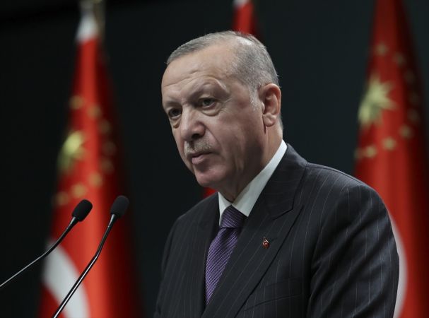 Türkiye Cumhurbaşkanı Recep Tayyip Erdoğan konuşuyor 6