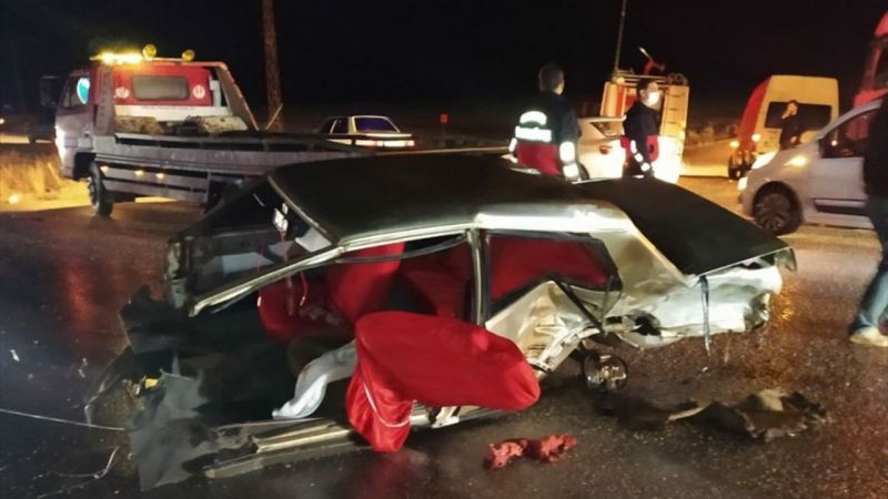 Yozgat'ta iki otomobil çarpıştı: 4 yaralı 1