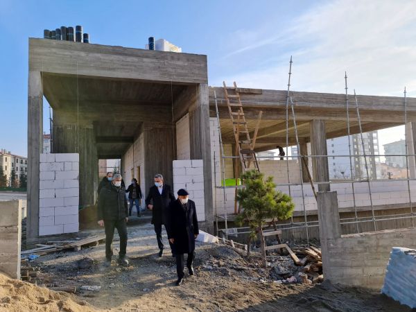 Başkan Yaşar, yeni inşaat alanlarını denetledi 3