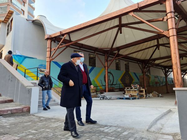 Başkan Yaşar, yeni inşaat alanlarını denetledi 5