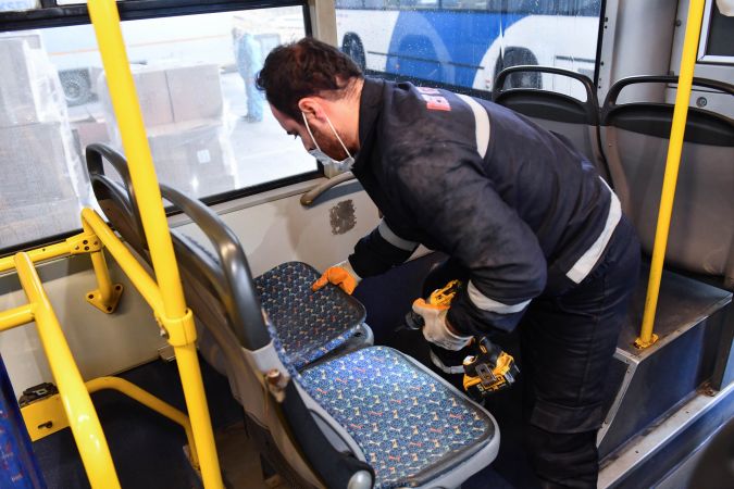 Ankaralılar Seçti: EGO otobüslerinin koltuk kılıfları yenilendi 3