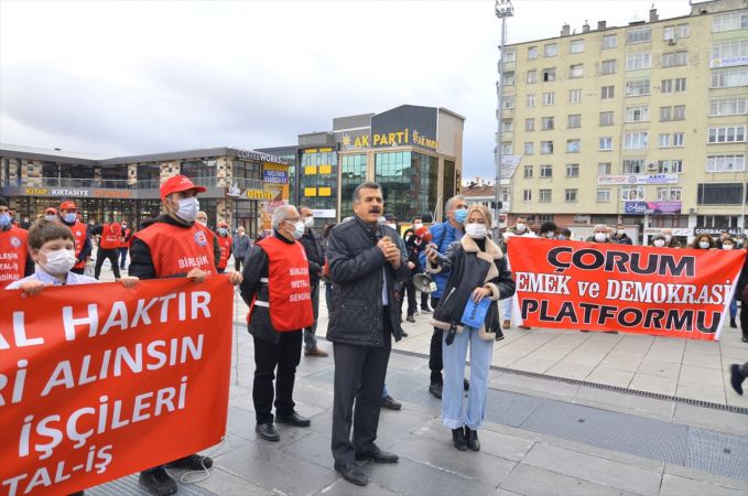 Birleşik Metal İş Sendikası Genel Başkanı Serdaroğlu'dan işten çıkarılan işçilere destek 3