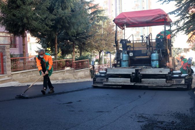Ankara Çankaya Belediyesi 70 bin tonluk asfalt çalışması yaptı 4