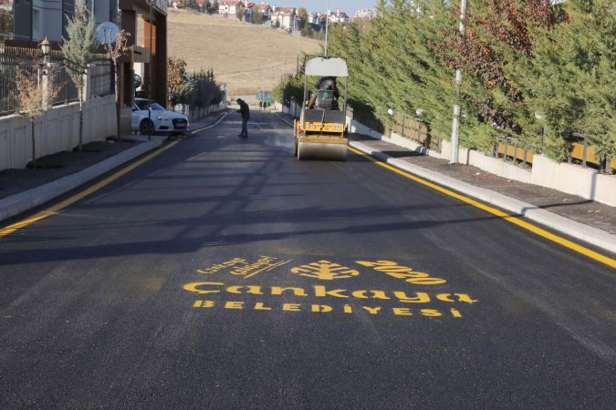 Ankara Çankaya Belediyesi 70 bin tonluk asfalt çalışması yaptı 6