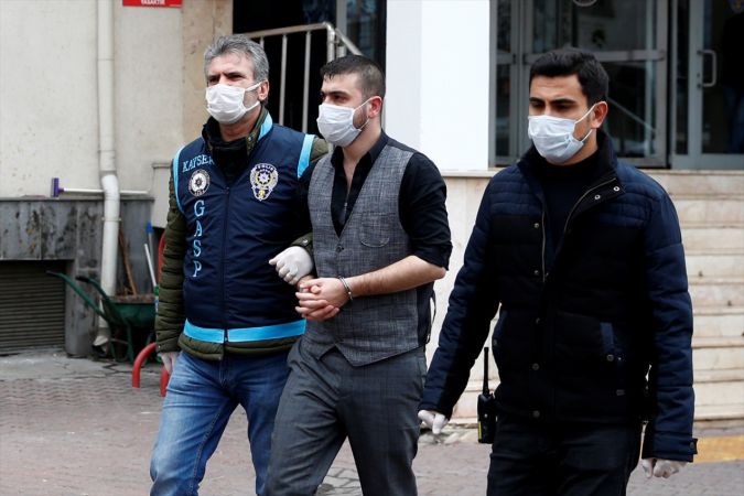 Kayseri'de suç örgütü operasyonunda yakalanan 13 şüpheli adliyede 3