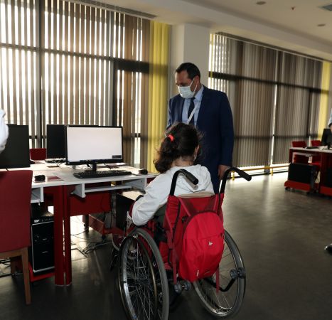 Ankara Etimesgut'ta Engelsiz Yaşam Merkezi Pandemide hizmet veriyor 2