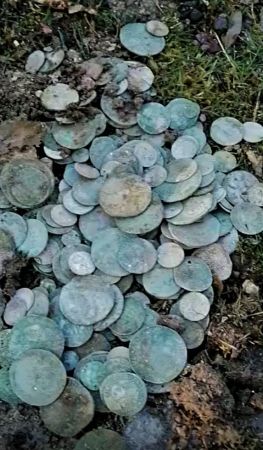 Burdur'da sulama kanalı çalışması sırasında gümüş sikkeler bulundu 8
