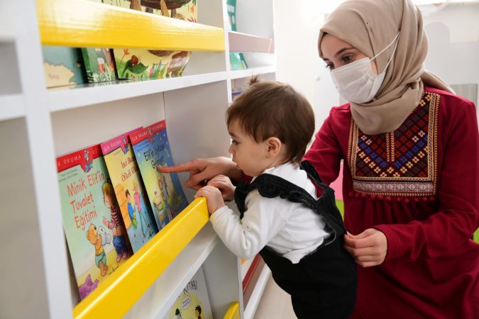 Ankara Mamak Bebek Kütüphanesi’nde Ödünç Kitap Dönemi 1