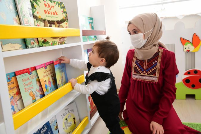 Ankara Mamak Bebek Kütüphanesi’nde Ödünç Kitap Dönemi 4