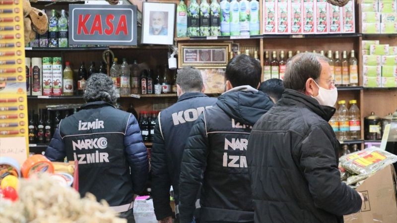 İzmir'de yılbaşına yönelik 35 noktada sahte içki denetimi 2