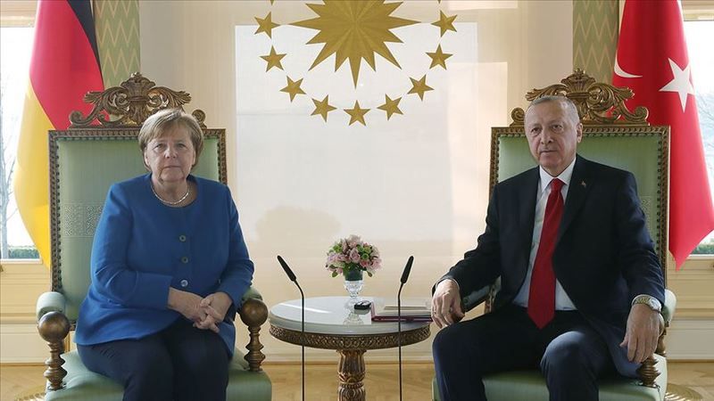 Cumhurbaşkanı Erdoğan, Almanya Başbakanı Merkel ile görüştü 1