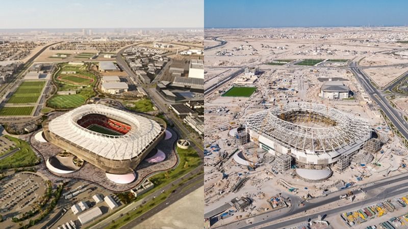 Katar'da 2022 Dünya Kupası'nın simgelerinden er-Rayyan Stadyumu açıldı 1