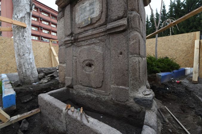 Ankara Altındağ'da 135 yıllık Hapishane Çeşmesi'nden ‘zula’ çıktı 6