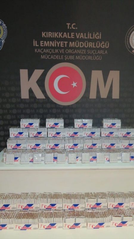 Kırıkkale'de 1,1 ton kaçak tütün ve 20 bin makaron ele geçirildi 1