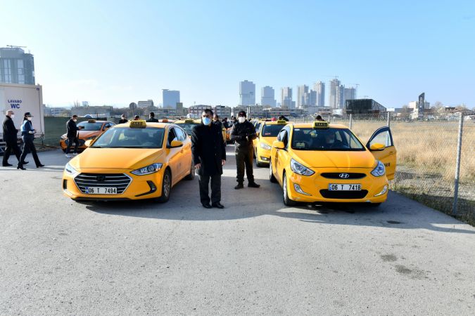 Ankara Büyükşehir Belediyesi taksici esnafına desteğini sürdürüyor 1
