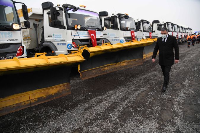 Ankara Pursaklar Belediyesi Güçlenen Araç Filosu İle Kışa Hazır 2