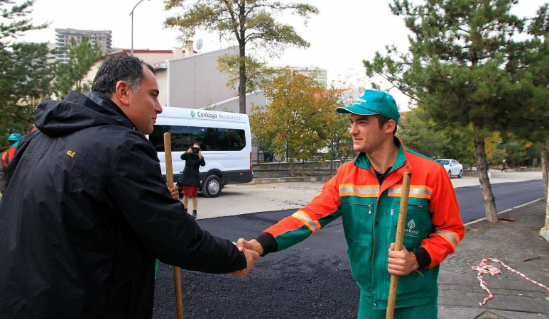 Ankara Çankaya Belediyesi asfalt çalışmalarına devam ediyor... 8