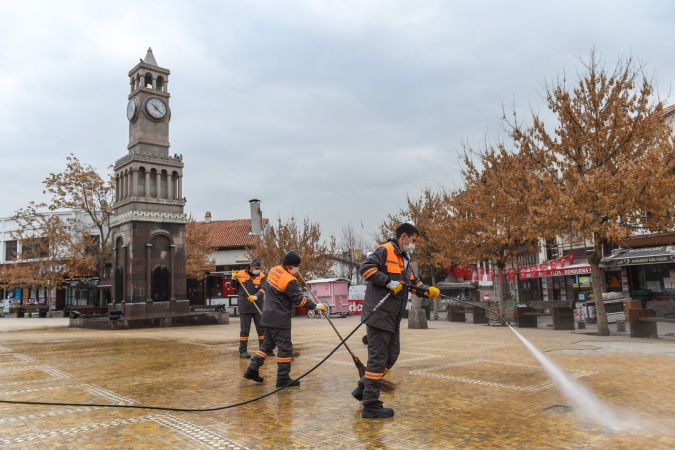 Altındağ Belediyesi, Hamamönü’nde temizlik çalışması gerçekleştirdi 2