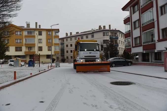 Ankara Altındağ’da kar teyakkuzu 4