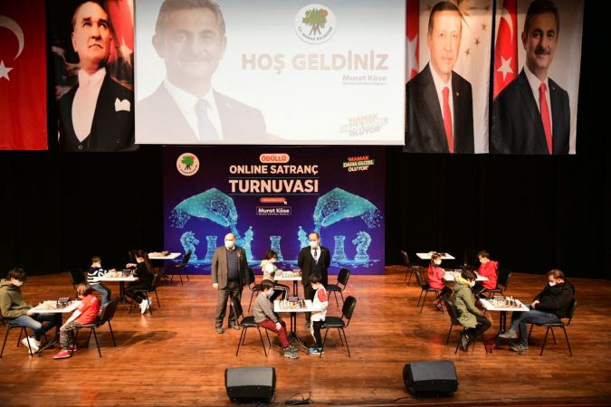 Ankara Mamak'ta Online Satranç Turnuvası’nın Finalistleri Ödüllendirildi 3