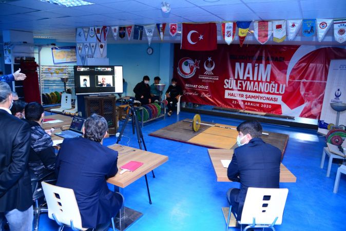 Ankara Kahramankazan'da online halter turnuvası sona erdi 3