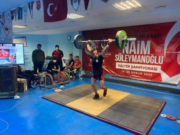 Ankara Kahramankazan'da online halter turnuvası sona erdi 7