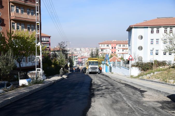 Ankara Mamak’ın bir yıllık asfalt mesaisi 5