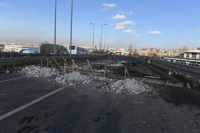 Ankara Bbüyükşehir’den köprülerde yenileme seferberliği 13