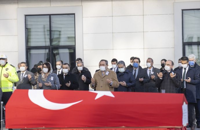 Ankara'da göreve giderken geçirdiği kalp krizi sonucu vefat eden polis memuru için tören düzenlendi 6