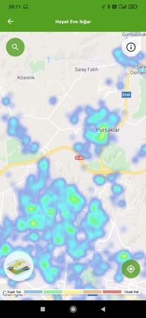 Risk haritası kırmızı olan Ankara'da kısıtlamalar sonrası yeşil bölgeler arttı! 8
