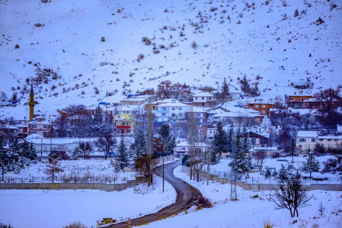 Kahramankazan'da Kartpostallık Kar Manzaraları 8