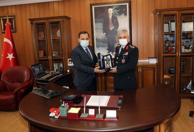 Jandarma Genel Komutanı Arif Çetin' den Etimesgut Belediyesi' ne Ziyaret 1